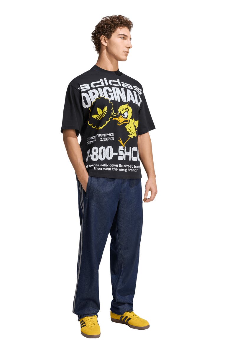 adidas Duck Cotton Graphic T-Shirt, Alternate, color, 