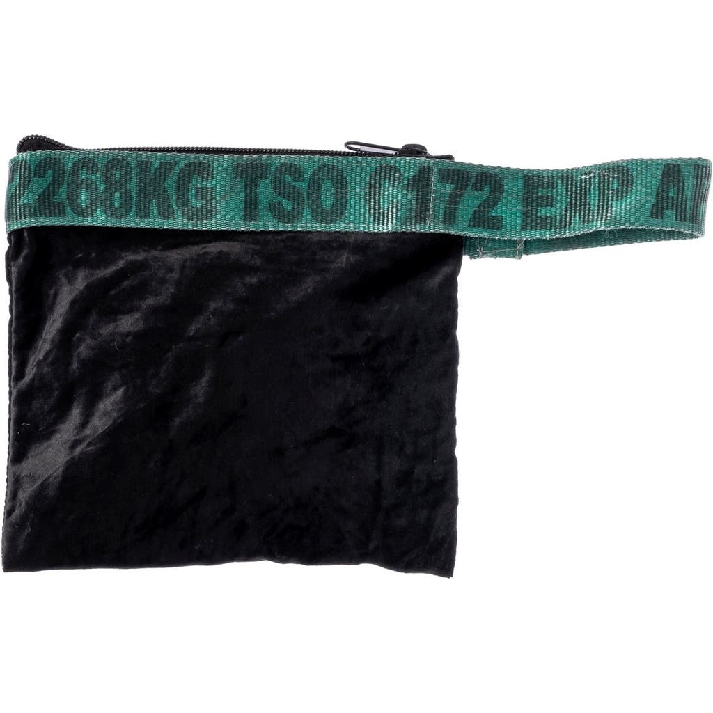 Puebco Vintage Sling Belt Pouch In Black X Green