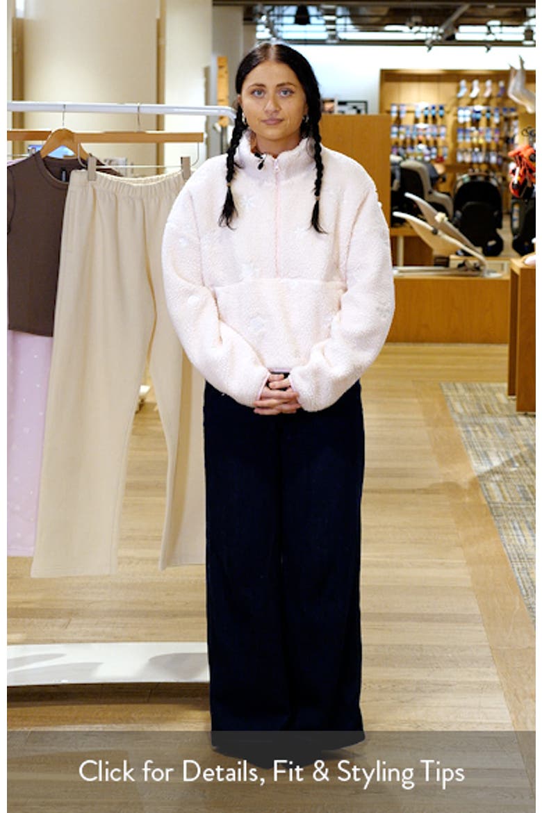Snow Angel Elle Embroidered Faux Fur Pullover video