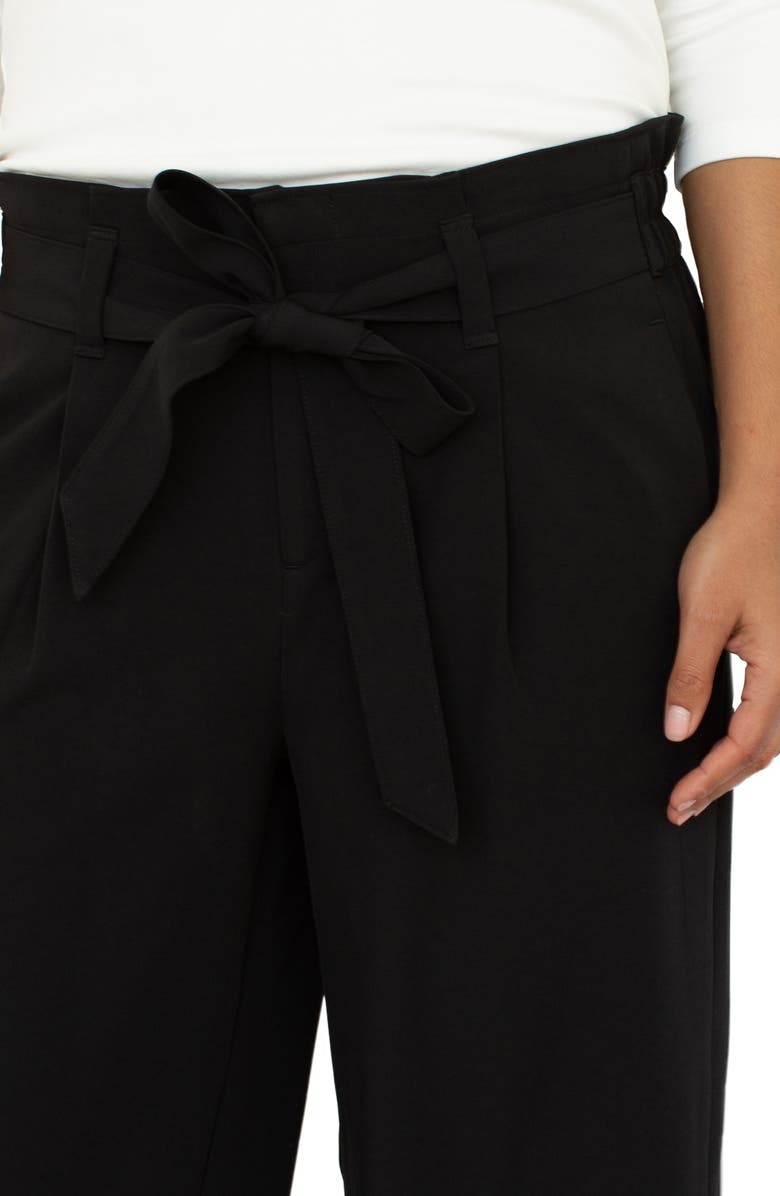 Liverpool Los Angeles Wide Leg Paperbag Pants, Alternate, color,