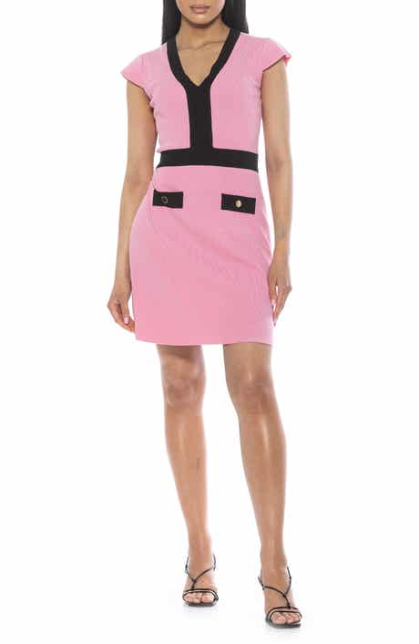 Alexia Admor Rhea Contrast Detail Knit Dress