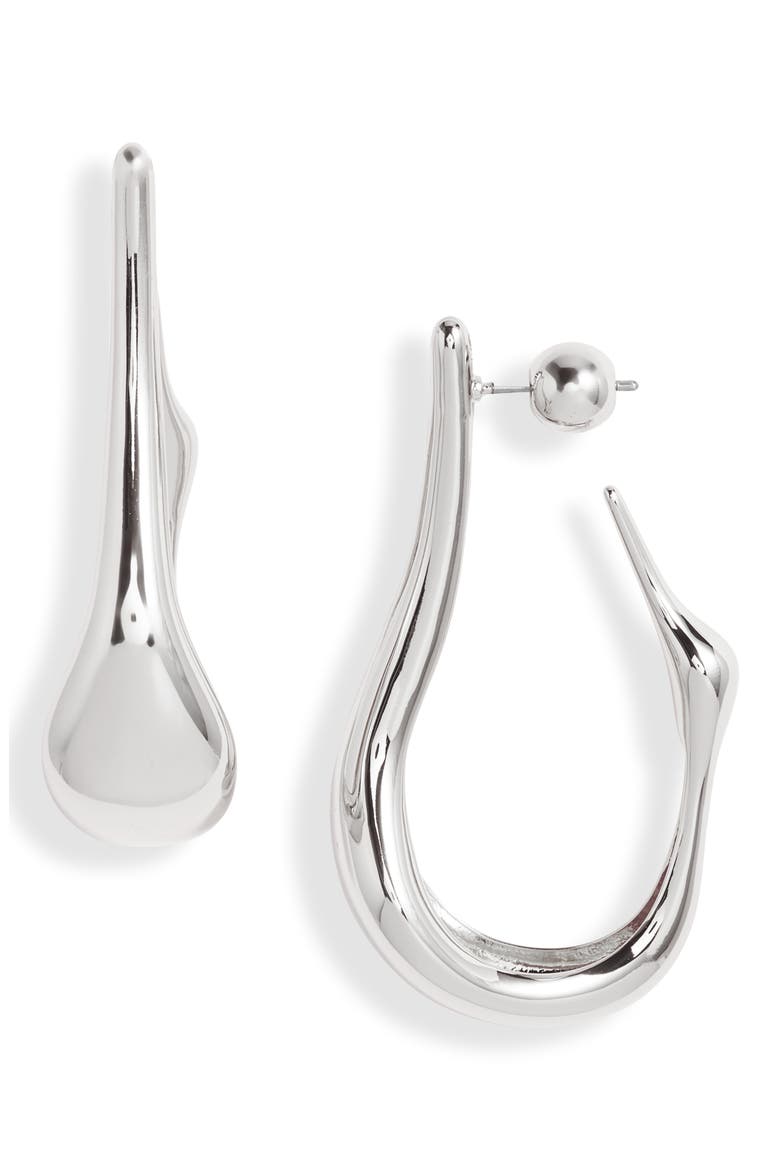 Collette Hoops, Main, color, HIGH POLISH SILVER