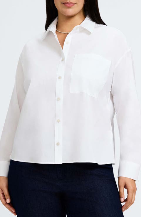 Marina Button-Up Shirt (Plus)