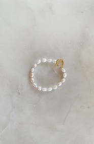 Untamed Petals Parnell Pearl Bracelet