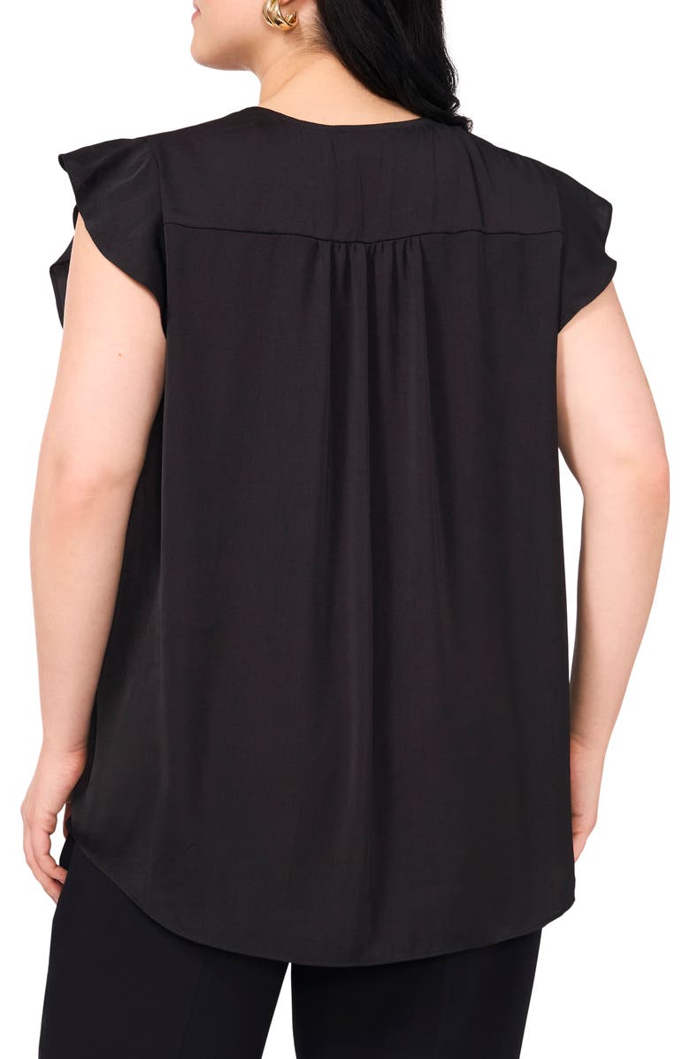 Vince Camuto Ruffle Shoulder Sleeveless Blouse, Alternate, color,