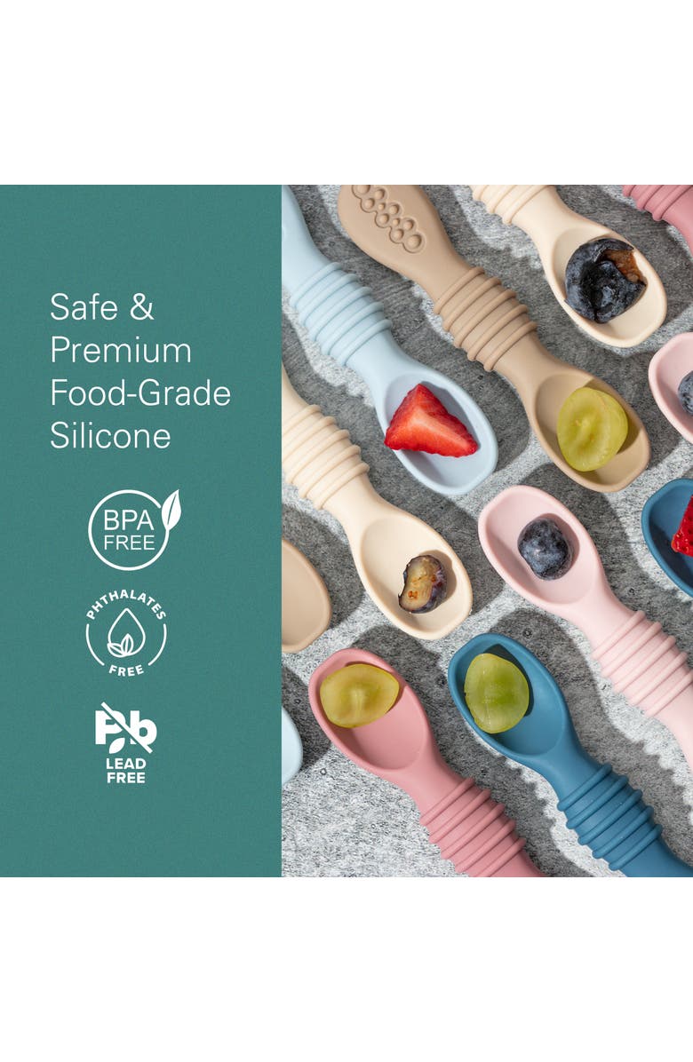 Sperric Baby Feeding Spoon Set 6-Piece, Alternate, color, Tan