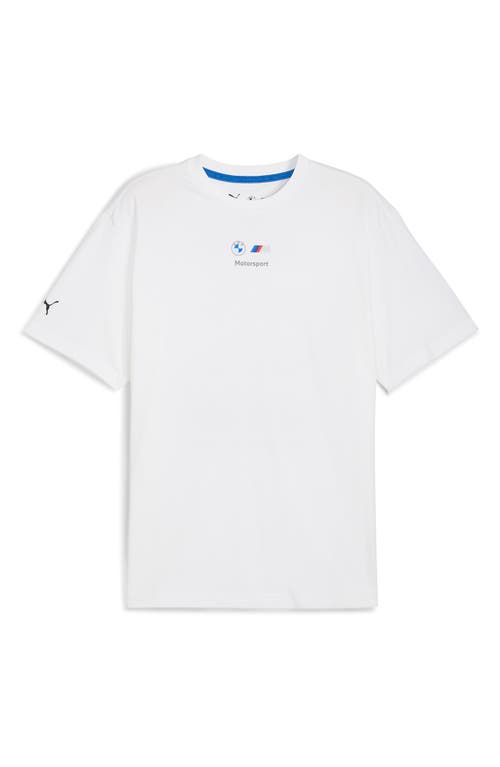 Puma Bmw M Motorsport Essential Ii Logo Graphic T-shirt In White