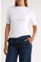 Boat Neck Ribbed T-Shirt