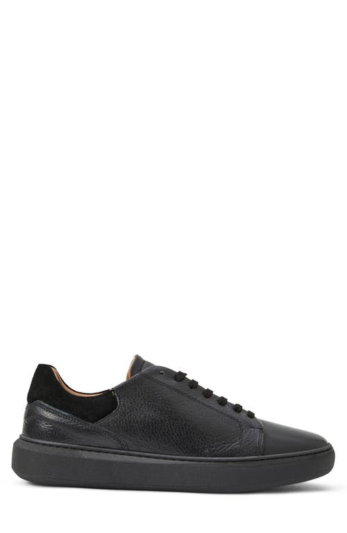 Bruno Magli Salvatore Sneaker In Black Tumbled/black