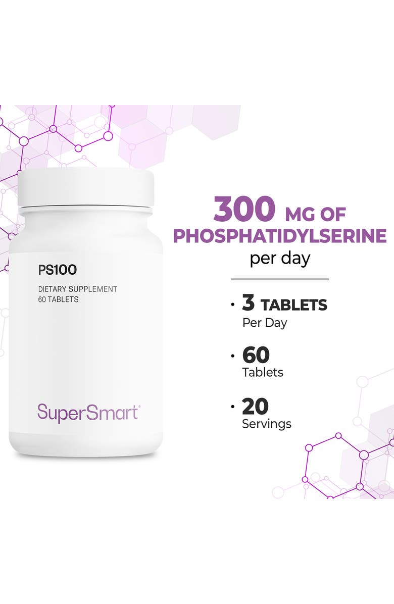 SuperSmart PS 100 Phosphatidylserine, Alternate, color, NO COLOR