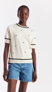 WISPR Mini Heart Embroidered Top