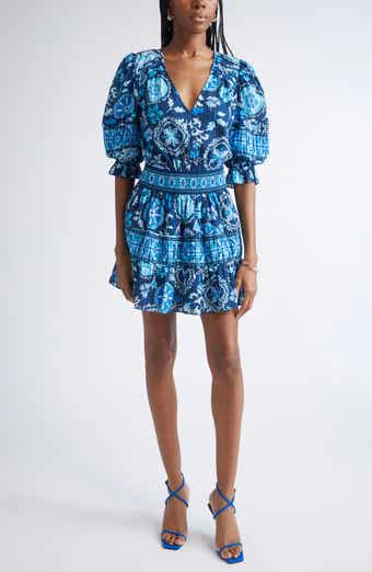 Barbara Puff Sleeve Mini Sundress