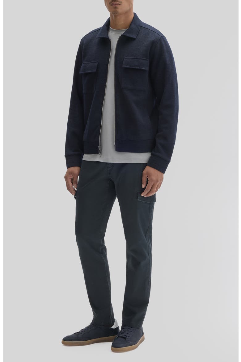 Mezner Cropped Zip Jacket, Alternate, color, NAVY