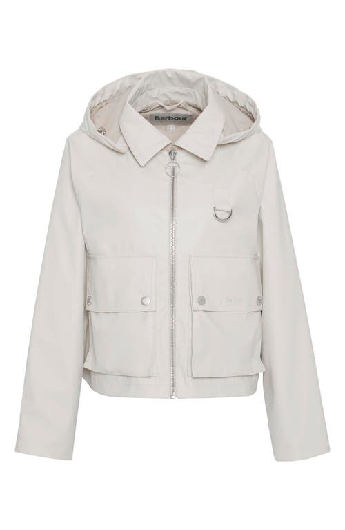 Barbour June Water Resistant Jacket In Blanc