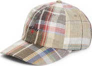 Noah Plaid Wool & Linen Baseball Cap