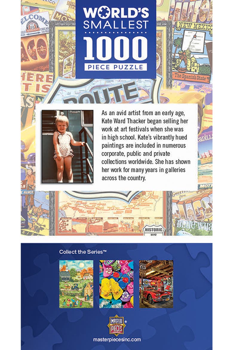 Route 66 1000 Piece Small Jigsaw Puzzle, Alternate, color, Multicolor