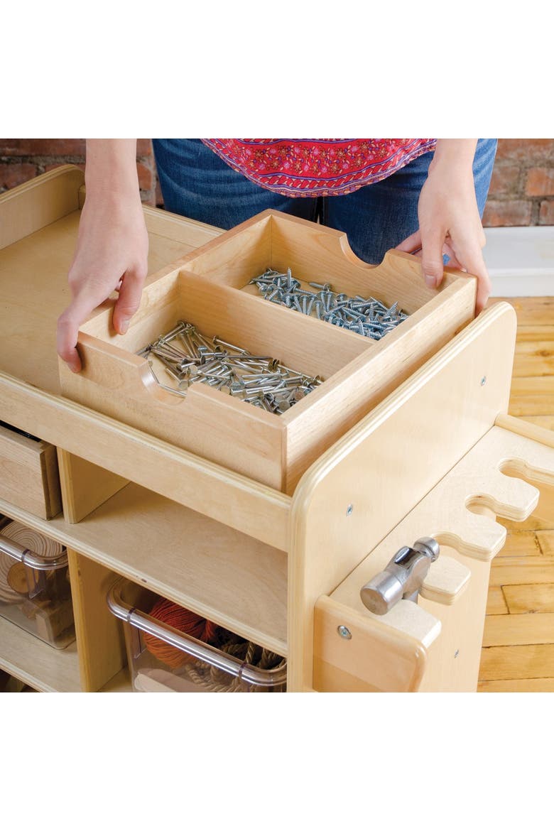 Utility Storage Cart, Alternate, color, Beige