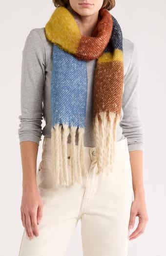 AREA STARS Cozy Stripe Fringe Scarf