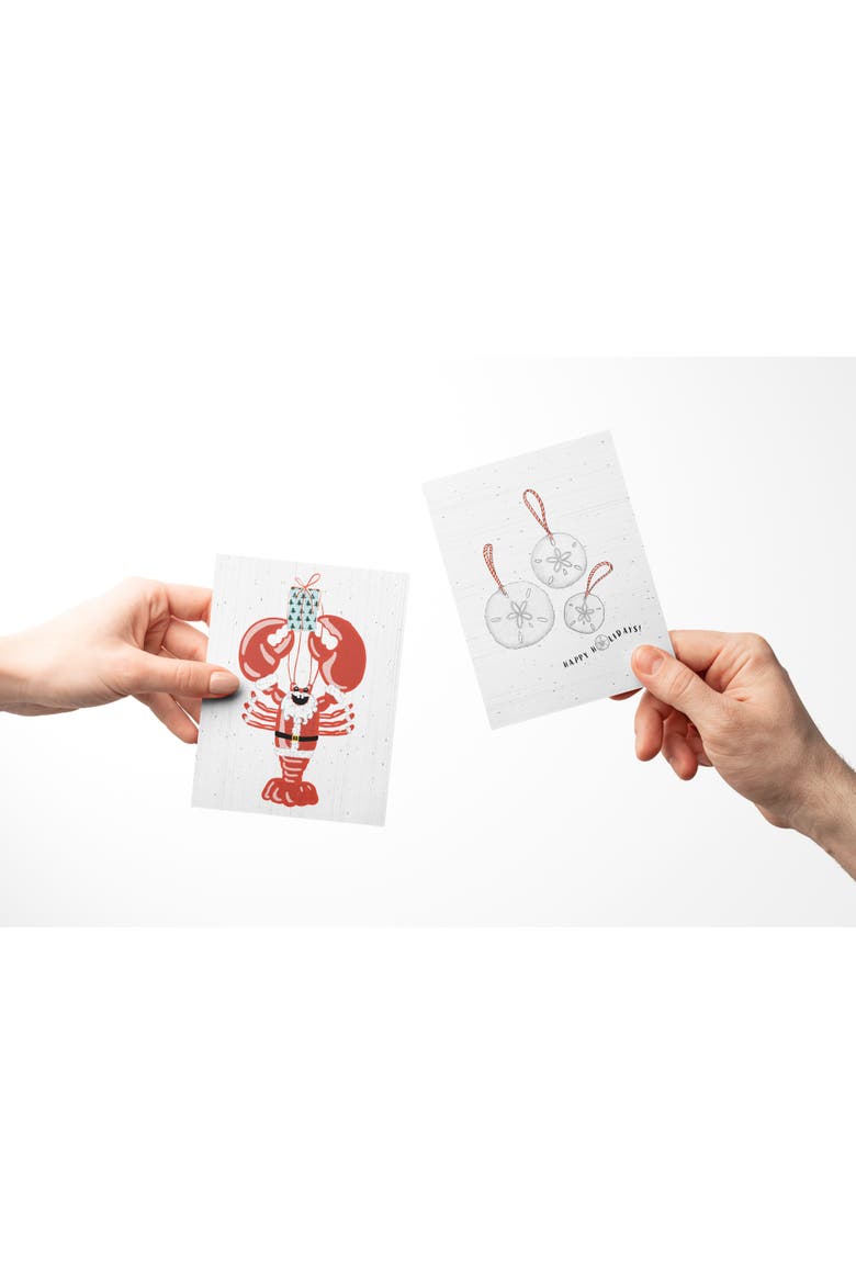 Holiday/Christmas Nautical Assorted Set of Greeting Cards, Alternate, color, Multi-Pack
