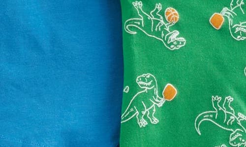 Nordstrom Kids' Assorted 5-pack Boxer Briefs In Green