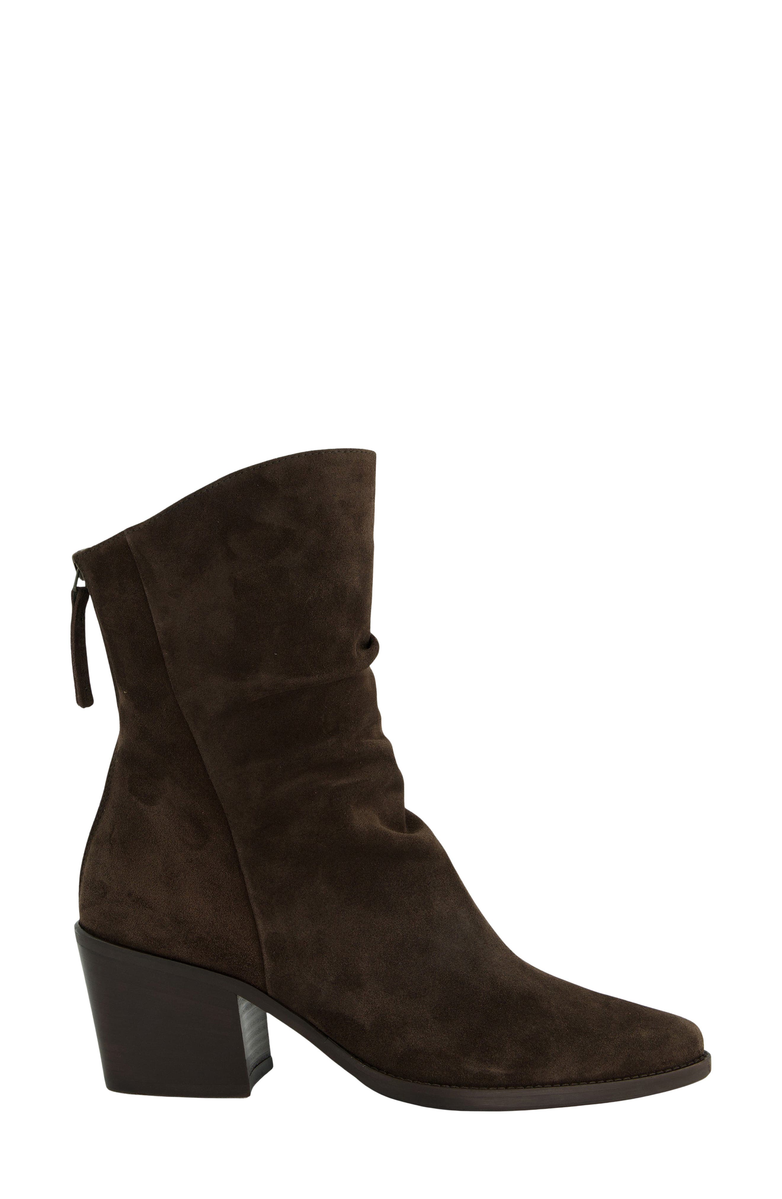 Fender Block Heel Bootie, Main, color, MOCHA SUEDE