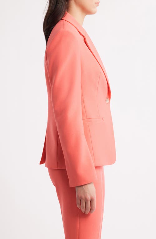 Hugo Boss Boss Jia One-button Blazer In Calypso