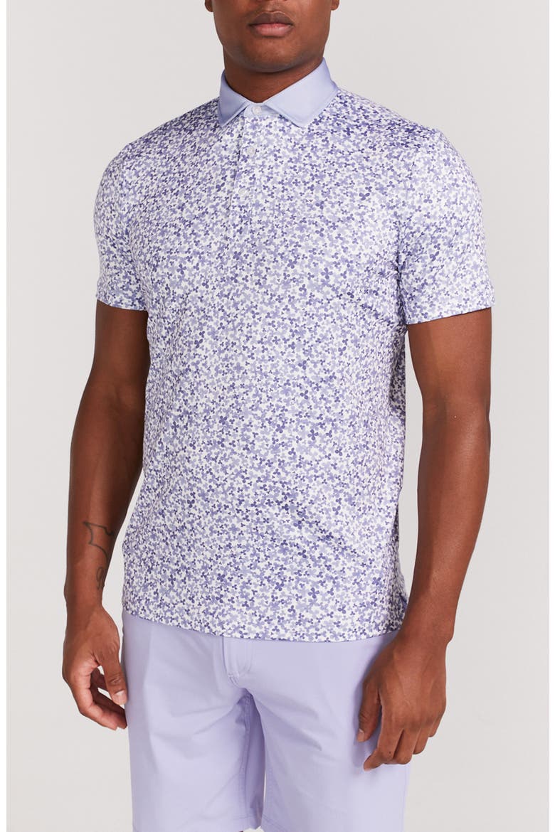 Brewer Floral Polo, Main, color, BABY LAVENDER