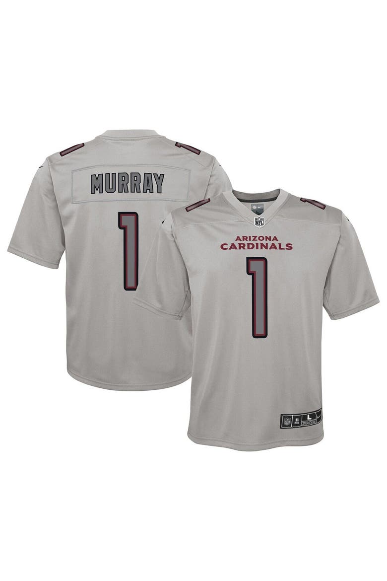 Youth Nike Kyler Murray Gray Arizona Cardinals Atmosphere Game Jersey, Main, color, Gray