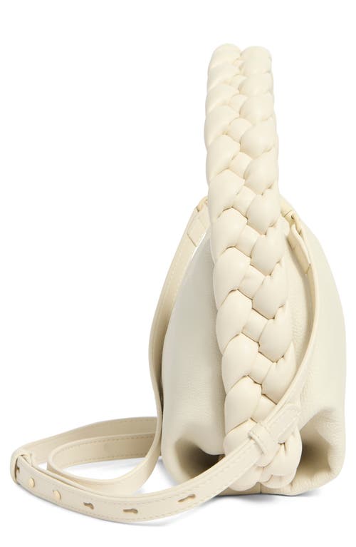 Dolce Vita Braided Handle Crossbody Bag In White