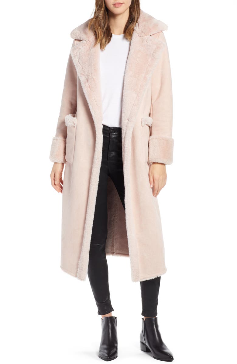 Apparis Pauline Faux Fur Coat, Main, color, 