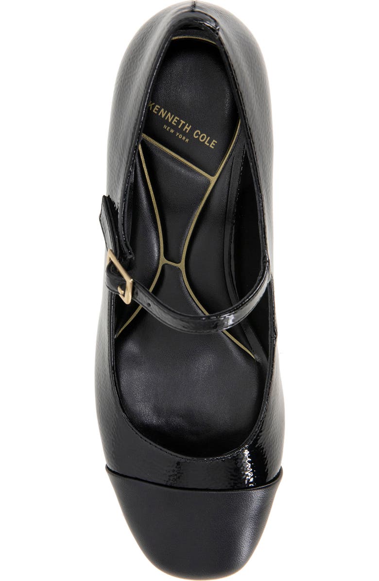 Kenneth Cole Alec Mary Jane Pump, Alternate, color, Black/ Black Patent