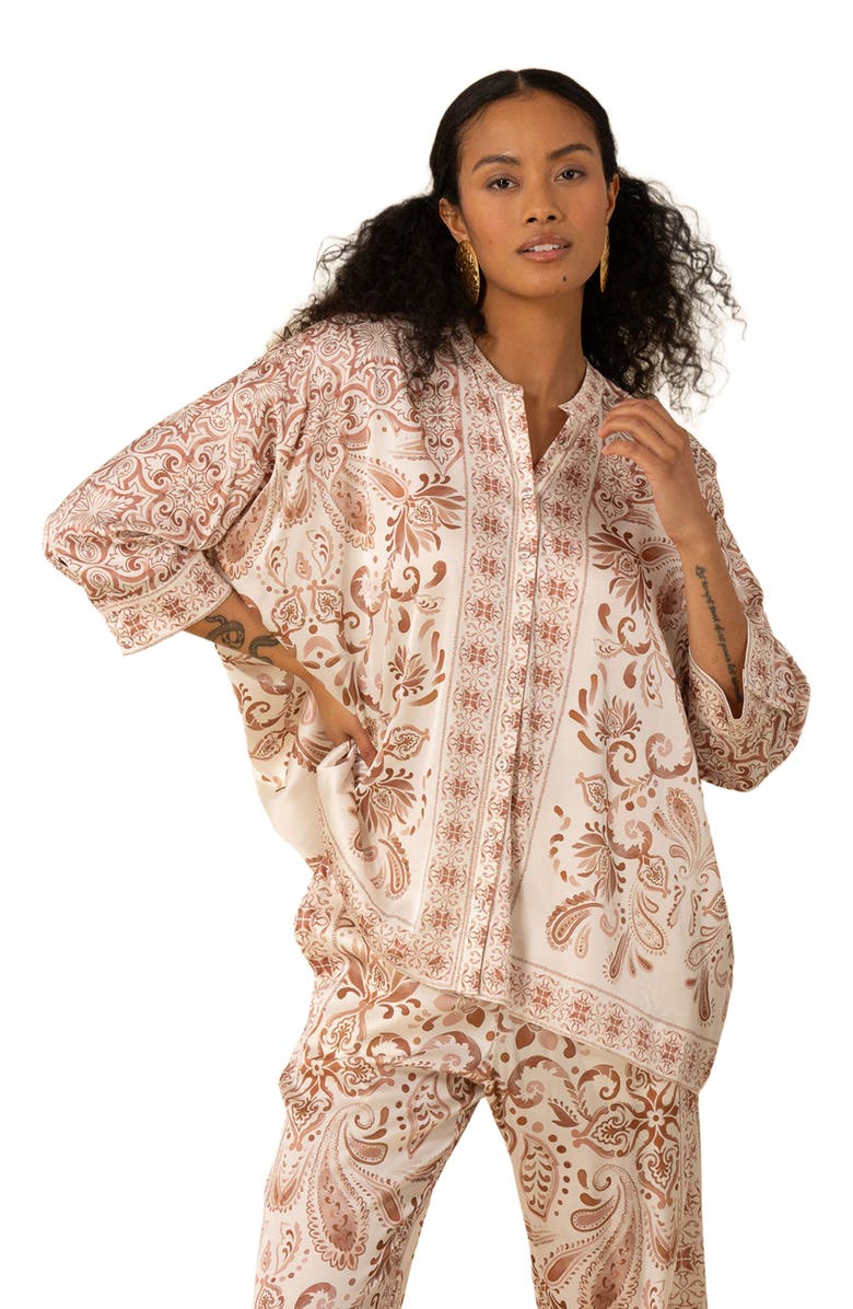 Halebob Aleena Charmeuse Top, Alternate, color, 