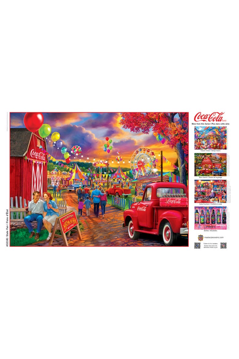 Coca-Cola State Fair 300 Piece Puzzle, Alternate, color, Multicolor