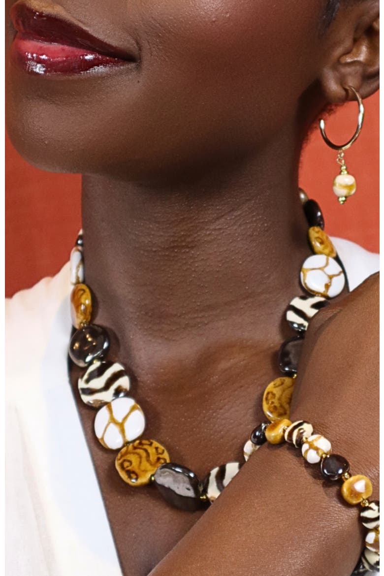 Earth Collection - Safari Sunrise Necklace - 22'', Alternate, color, Multi