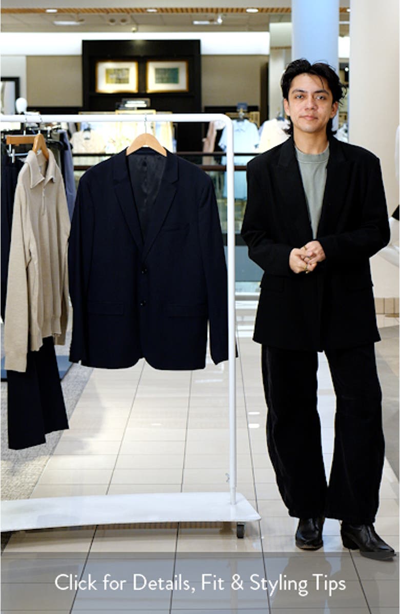 Superslim Fit Navy Stretch Sport Coat, sales video thumbnail