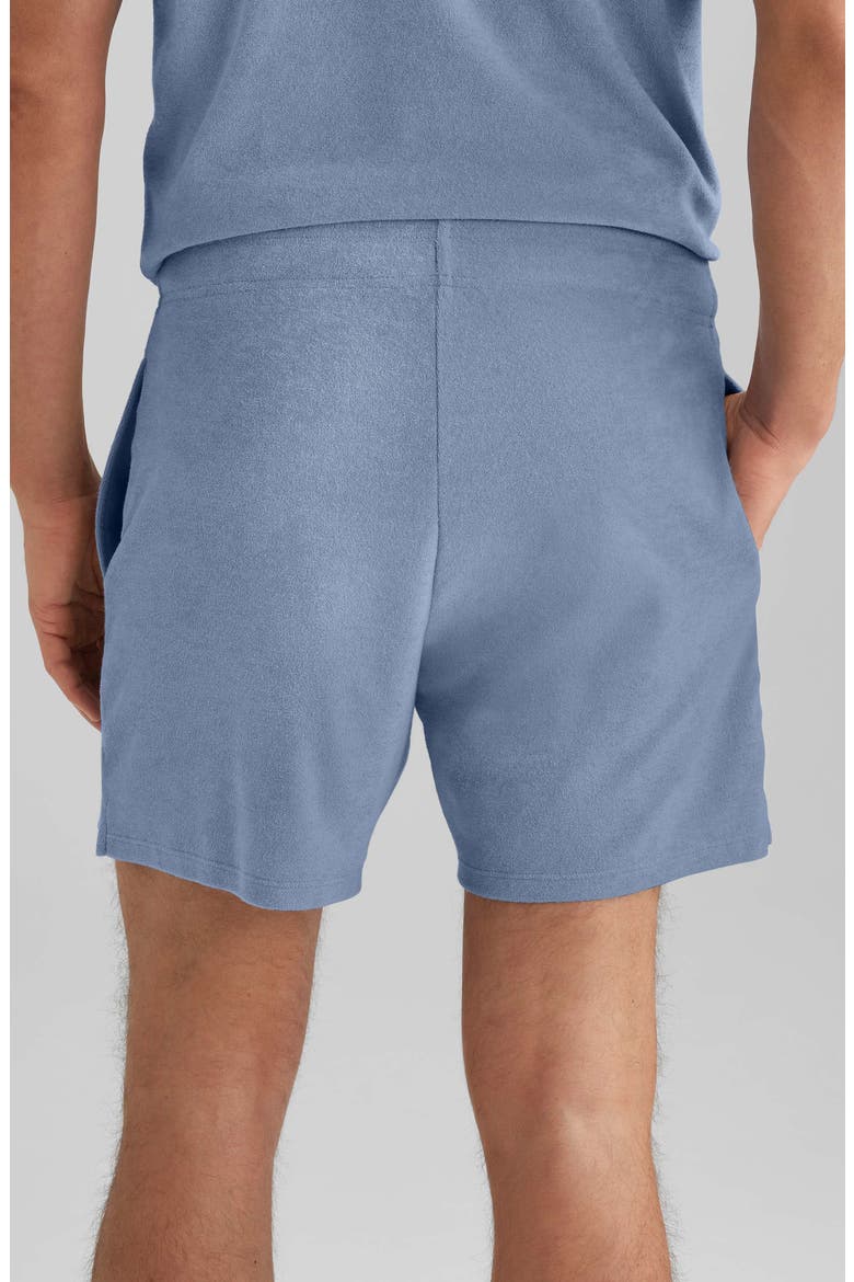 Cabana Terry Shorts, Alternate, color, RAIN WASHED