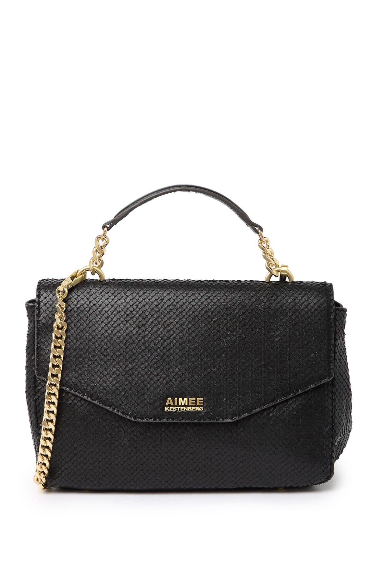 AIMEE West 33rd Leather Chain Shoulder Bag (Women) | Nordstromrack