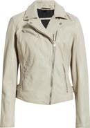 MAURITIUS Sofia Lambskin Moto Jacket