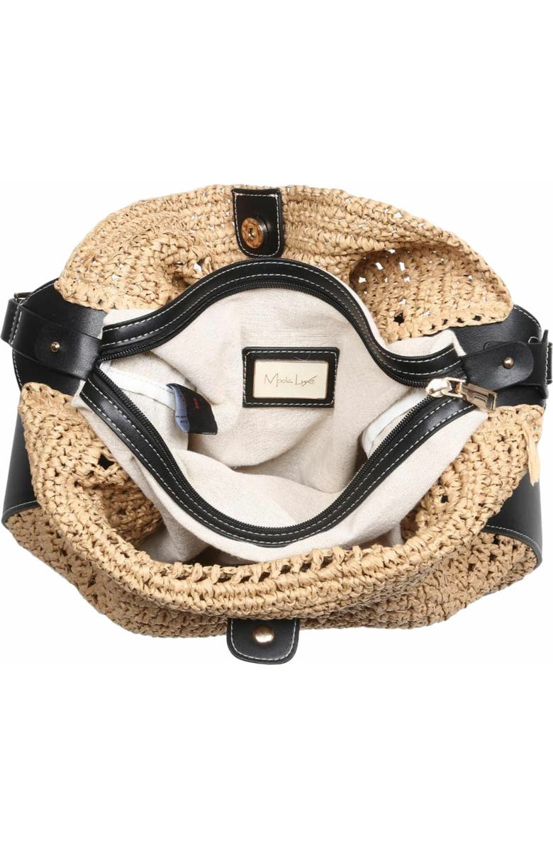 MODA LUXE Savannah Hobo, Alternate, color, Black Natural