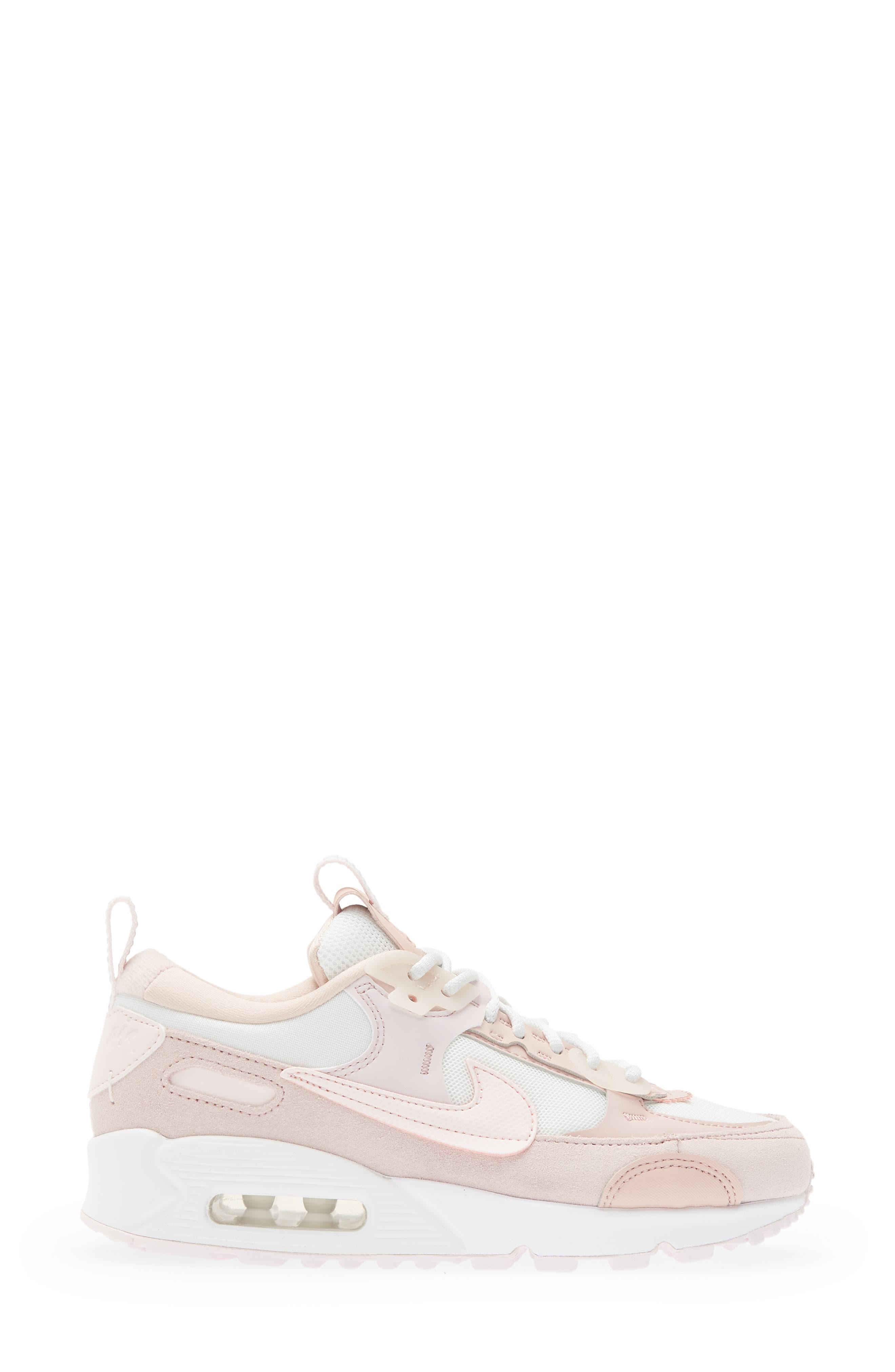 Air Max 90 Futura Sneaker, Alternate, color, SUMMIT WHITE/ LIGHT PINK/ ROSE