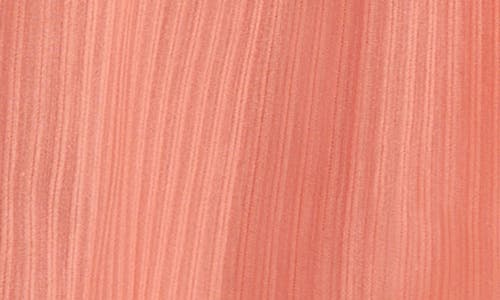 Shop Misook Tonal Textured Stripe A-line Midi Dress In Ocean Coral