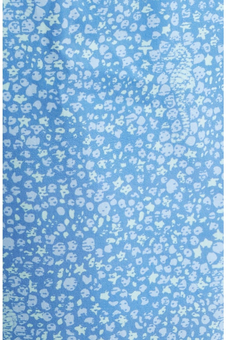 Sea Glass Seahorses Swim Trunks, Alternate, color, DUSK BLUE
