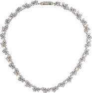 Nadri Ravish Laurel Cubic Zirconia & Cultured Purl Collar Necklace