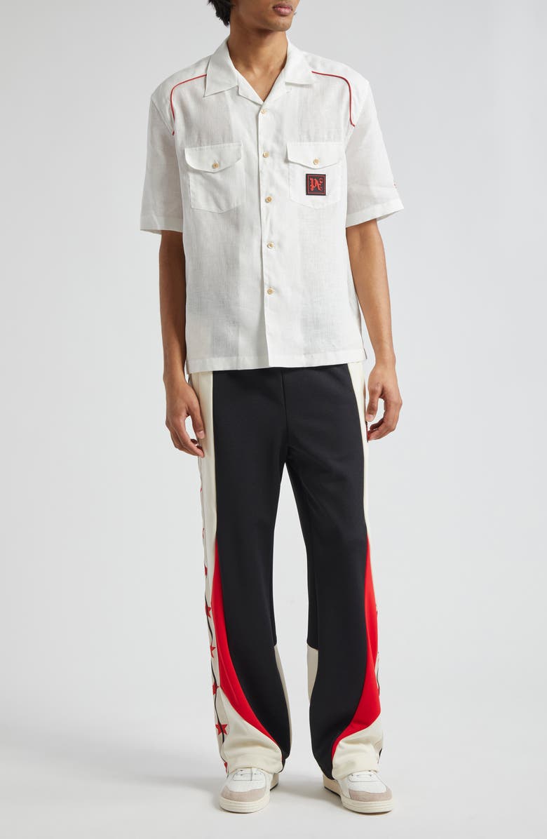 Palm Angels Star Colorblock Track Pants, Alternate, color,