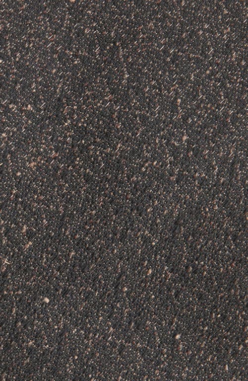 Canali Silk Blend Tweed Tie In Black