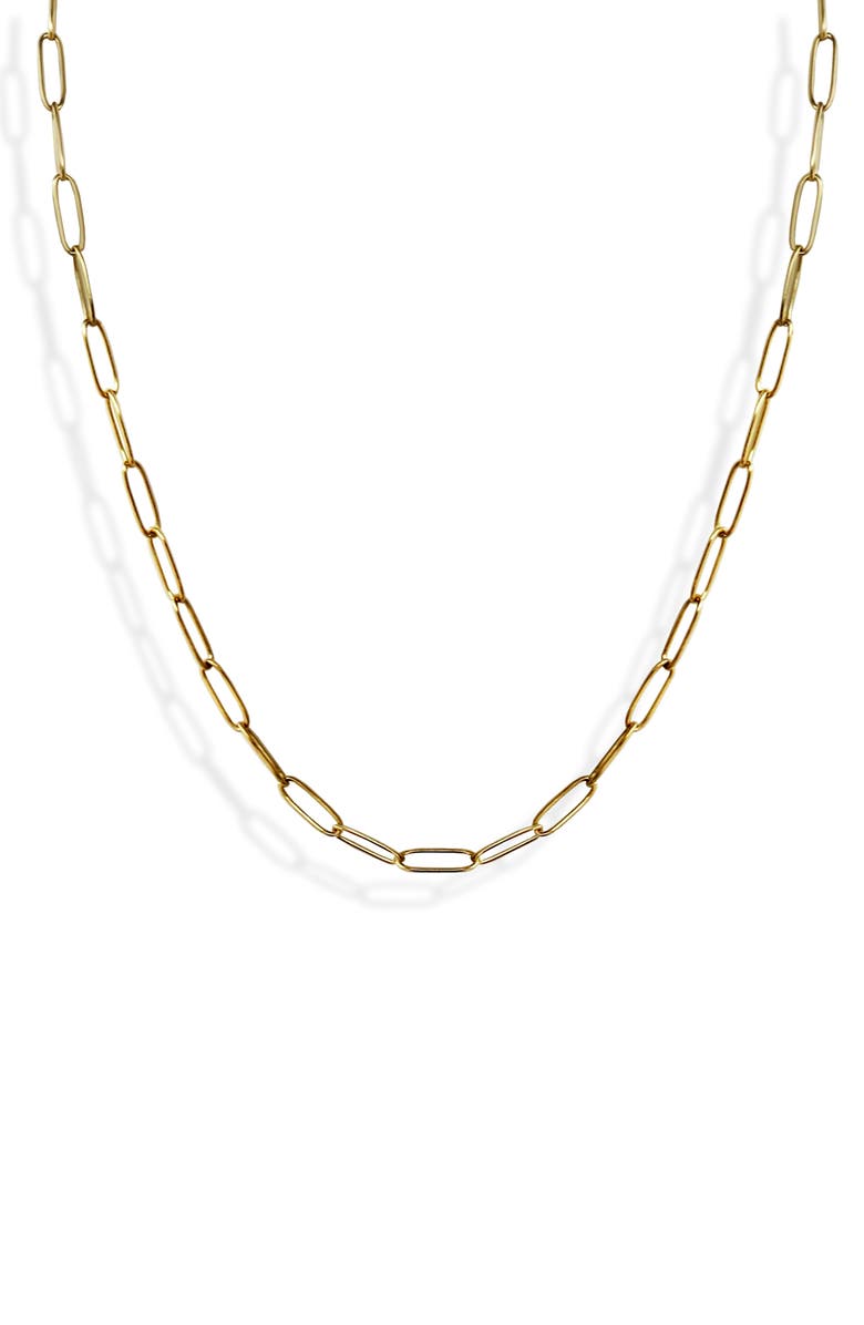 Liza Schwartz 18K Gold Plated Chain Link Necklace, Main, color, 