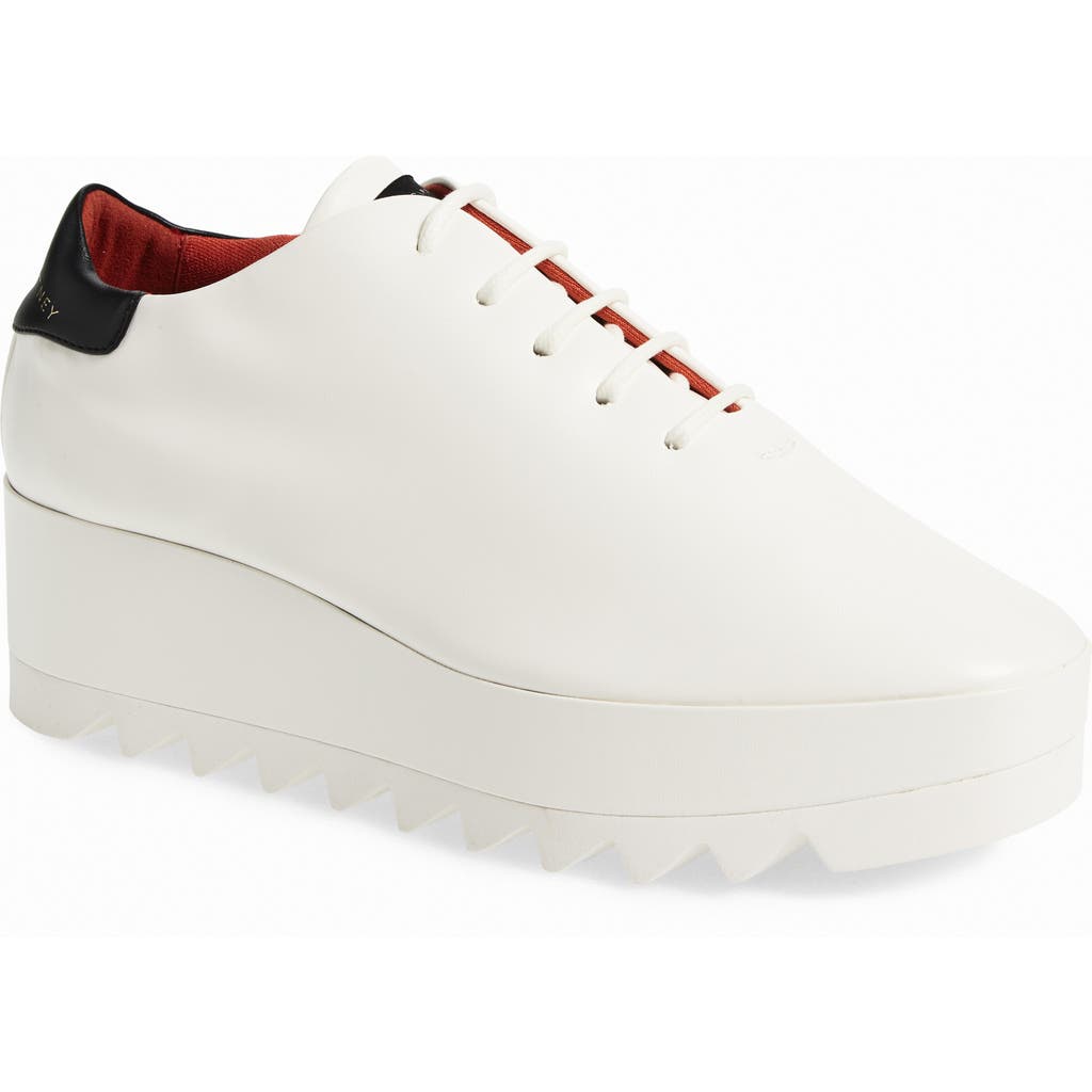 Stella Mccartney Sneakelyse Platform Sneaker In White