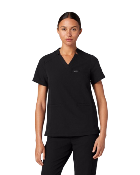 Helia Women's 3-Pocket Classic Notched V-Neck Scrub Top
