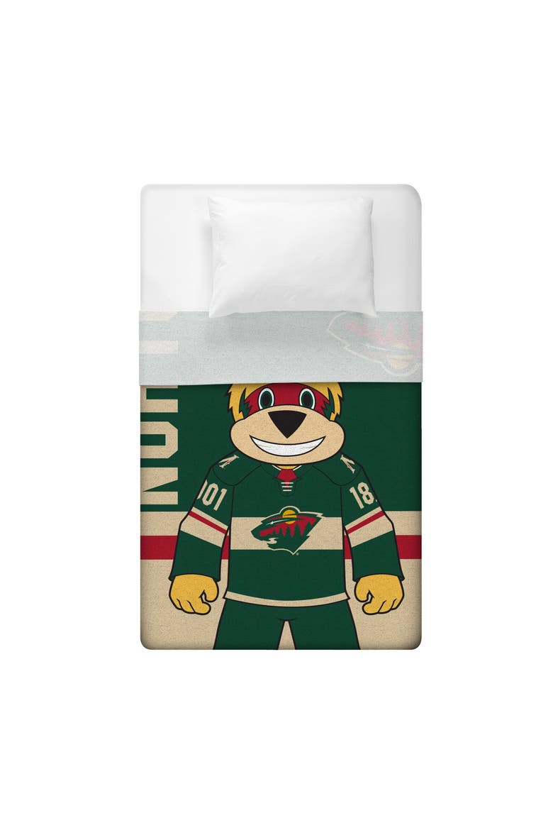 Minnesota Wild Nordy Mascot 60" x 80" Rashel Throw Blanket, Alternate, color, None