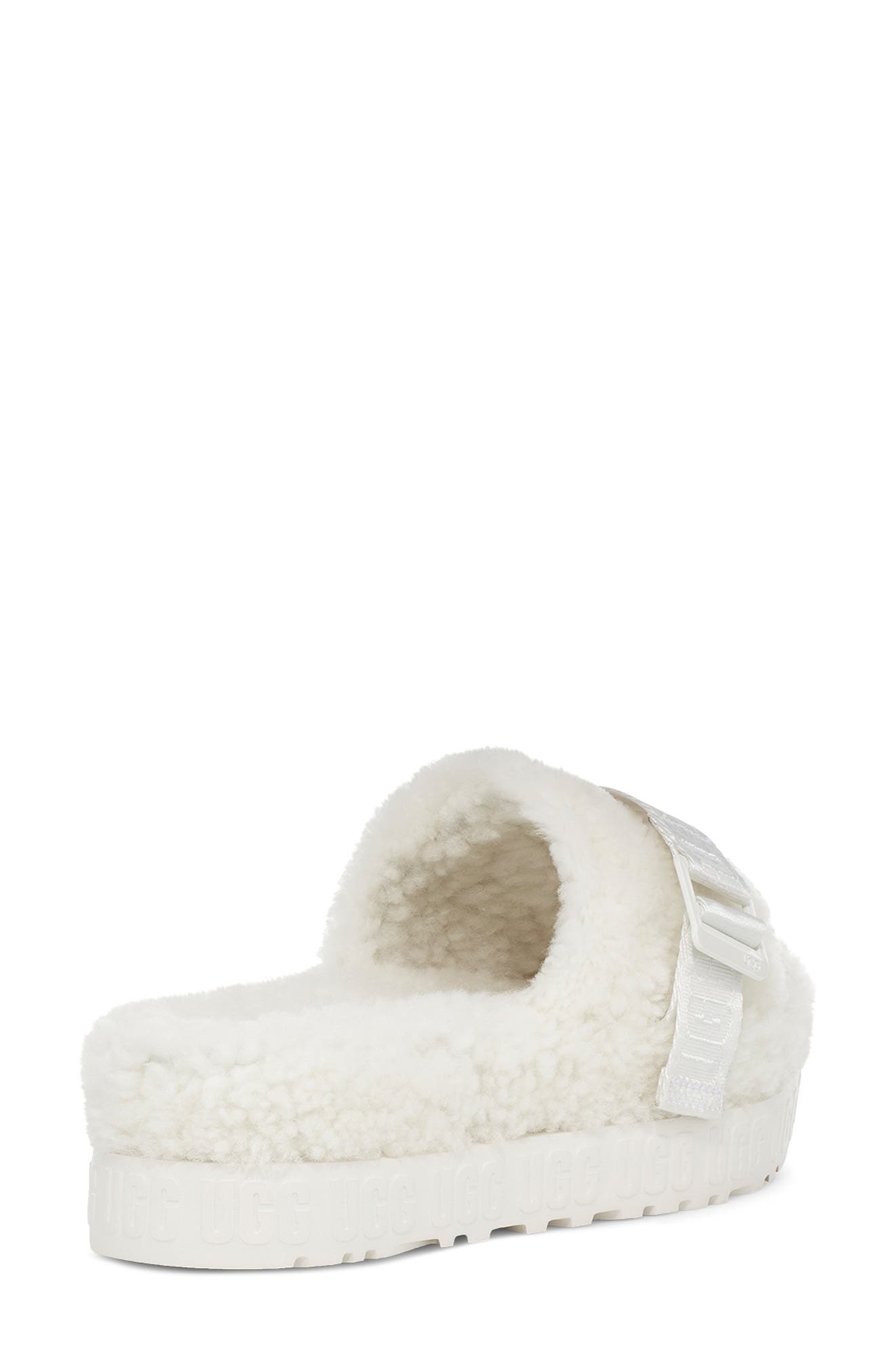 Fluffita Slipper, Alternate, color, WHITE
